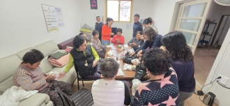 비아동) 중흥1차 경로당, 양말목으로 만든 따뜻한 손길